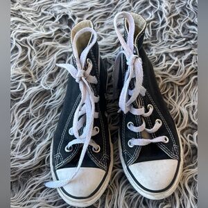 Converse All Stars  High Tops Black  Unisex Shoes ' Size 12 Toddler.